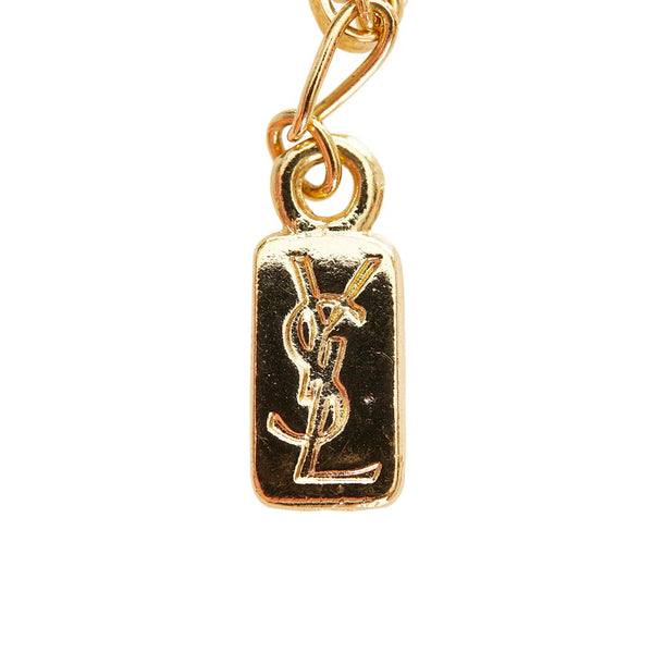 サンローラン ゴールド メッキ ネックレス レディース SAINT LAURENT 【中古】