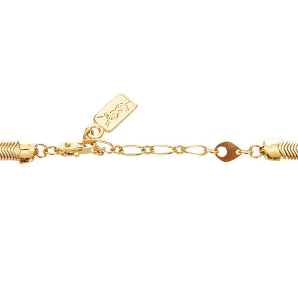 サンローラン ゴールド メッキ ネックレス レディース SAINT LAURENT 【中古】