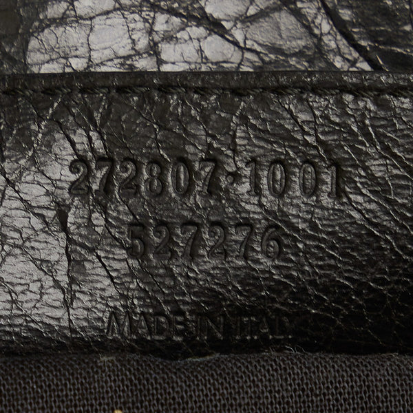 バレンシアガ 272807 ブラック レザー メッセンジャーバッグ レディース BALENCIAGA 【中古】