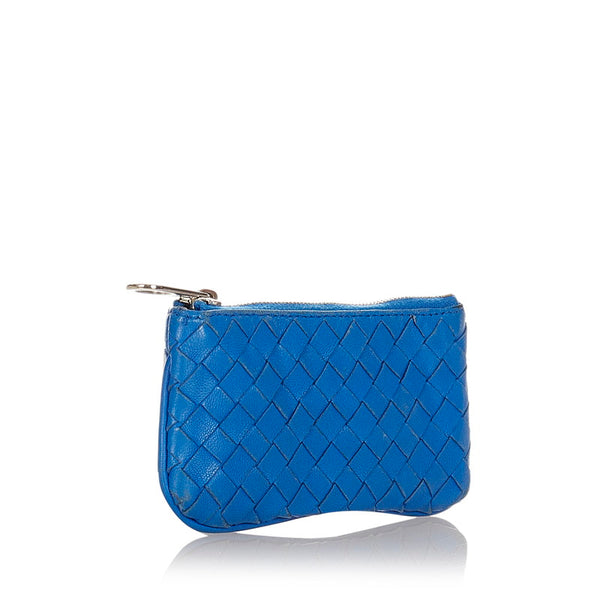 ボッテガヴェネタ 131232 ブルー レザー コインケース メンズ BOTTEGAVENETA 【中古】