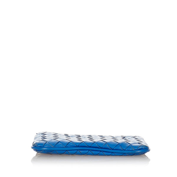 ボッテガヴェネタ 131232 ブルー レザー コインケース メンズ BOTTEGAVENETA 【中古】