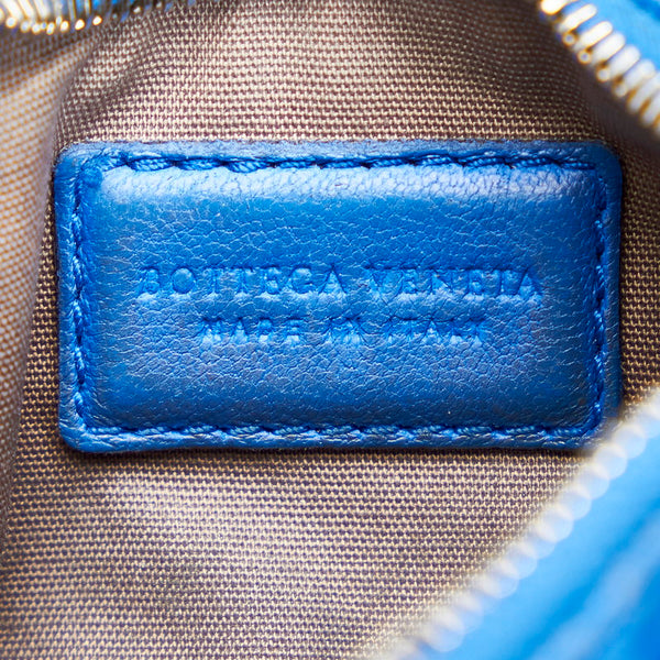 ボッテガヴェネタ 131232 ブルー レザー コインケース メンズ BOTTEGAVENETA 【中古】