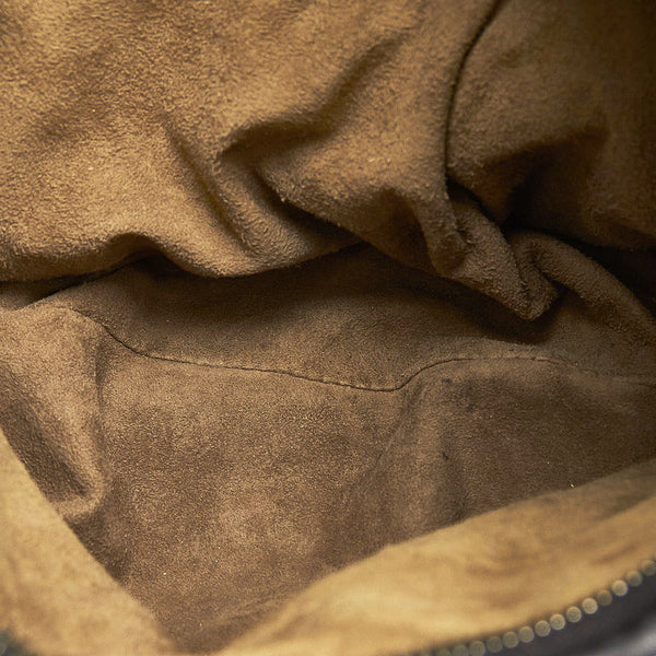 ボッテガヴェネタ ブラック レザー ショルダーバッグ レディース BOTTEGAVENETA 【中古】