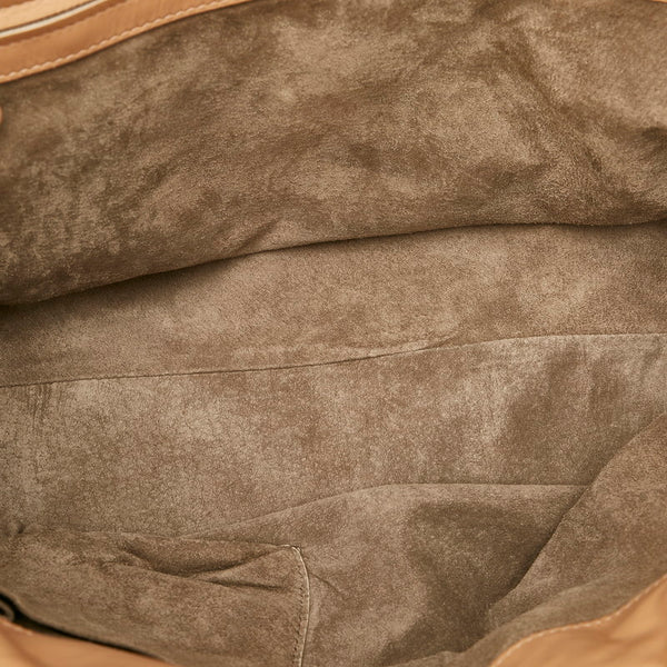 ボッテガヴェネタ トートバッグ ライトオレンジ ローズピンク レザー レディース BOTTEGAVENETA 【中古】