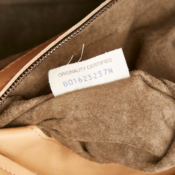 ボッテガヴェネタ トートバッグ ライトオレンジ ローズピンク レザー レディース BOTTEGAVENETA 【中古】