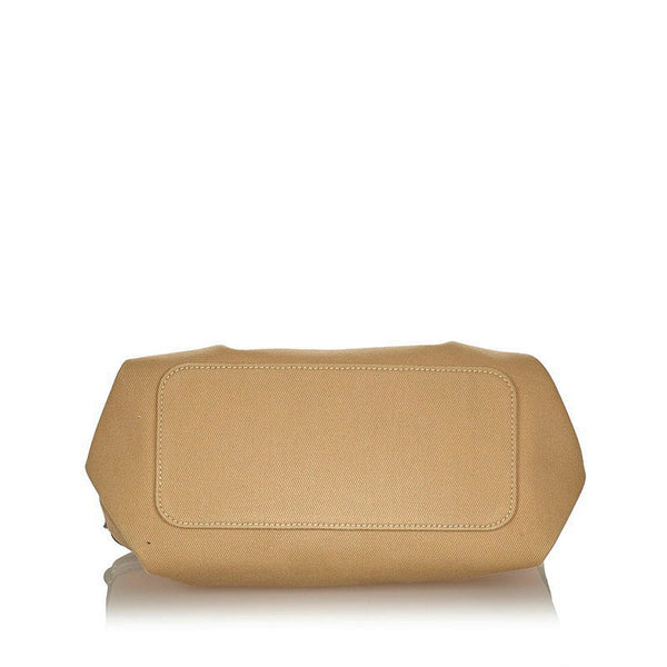 バーバリー カーキ  キャンバス ショルダーバッグ レディース BURBERRY 【中古】