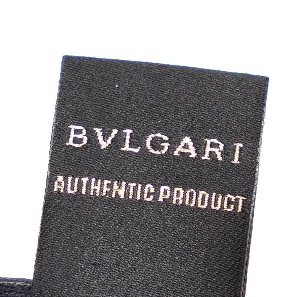 ブルガリ ブラック レザー カードケース レディース BVLGARI 【中古】