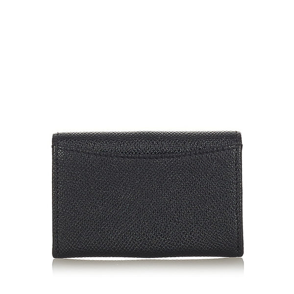 ブルガリ ブルガリブルガリ ブラック レザー コインケース メンズ BVLGARI 【中古】