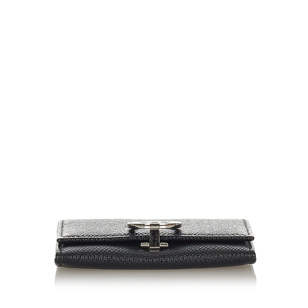 ブルガリ ブルガリブルガリ ブラック レザー コインケース メンズ BVLGARI 【中古】