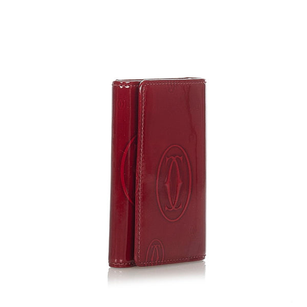 カルティエ ハッピーバースデー ６連キーケース レッド エナメル キーケース レディース CARTIER 【中古】