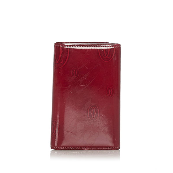 カルティエ ハッピーバースデー ６連キーケース レッド エナメル キーケース レディース CARTIER 【中古】