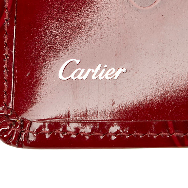 カルティエ ハッピーバースデー ６連キーケース レッド エナメル キーケース レディース CARTIER 【中古】
