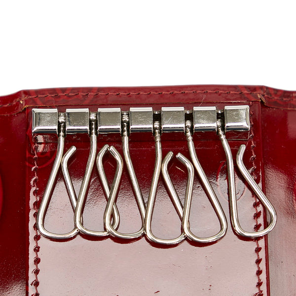 カルティエ ハッピーバースデー ６連キーケース レッド エナメル キーケース レディース CARTIER 【中古】