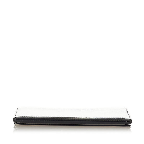 カルティエ ブラック エナメル 長財布 レディース CARTIER 【中古】