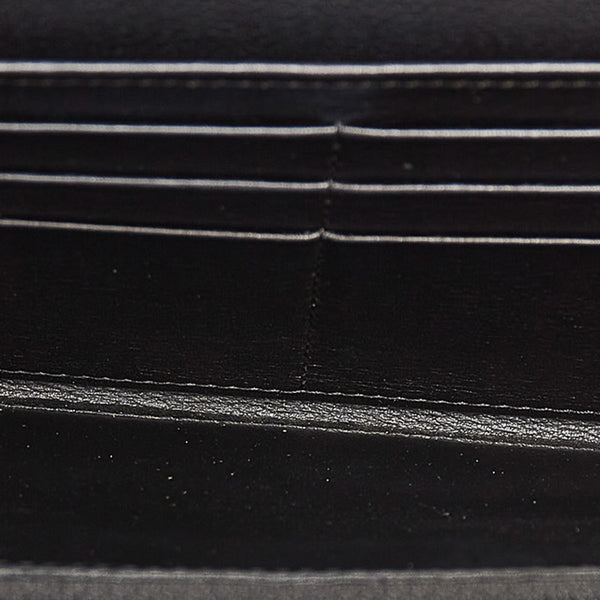 カルティエ ブラック エナメル 長財布 レディース CARTIER 【中古】