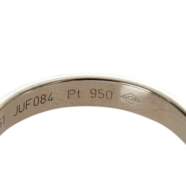 カルティエ シルバー Pt950 プラチナ リング 指輪 レディース CARTIER 11号 【中古】