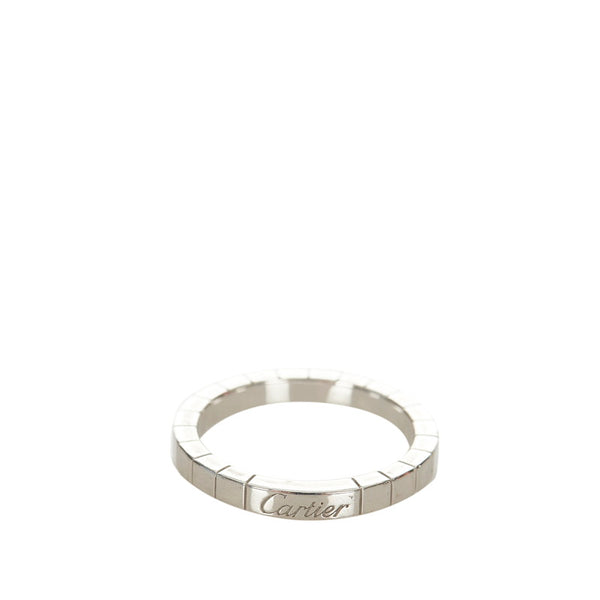カルティエ シルバー K18WG ホワイトゴールド ラニエール リング 指輪 メンズ CARTIER 20号 【中古】