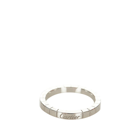 カルティエ シルバー K18WG ホワイトゴールド ラニエール リング 指輪 メンズ CARTIER 20号 【中古】