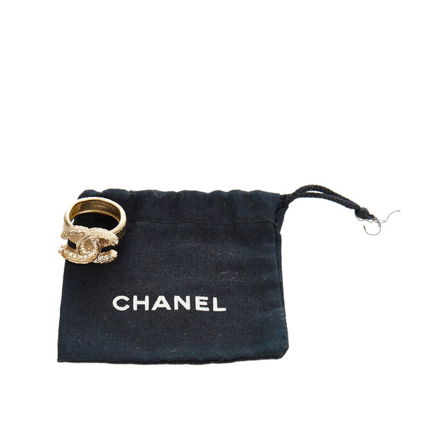 シャネル シルバー メッキ リング 指輪 レディース CHANEL 11.5号 【中古】