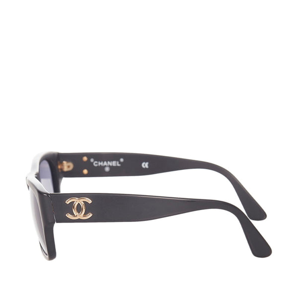 シャネル ココマーク 02462 90405 ブラック プラスチック サングラス レディース CHANEL 【中古】