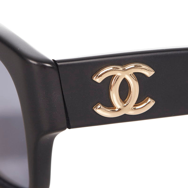 シャネル ココマーク 02462 90405 ブラック プラスチック サングラス レディース CHANEL 【中古】