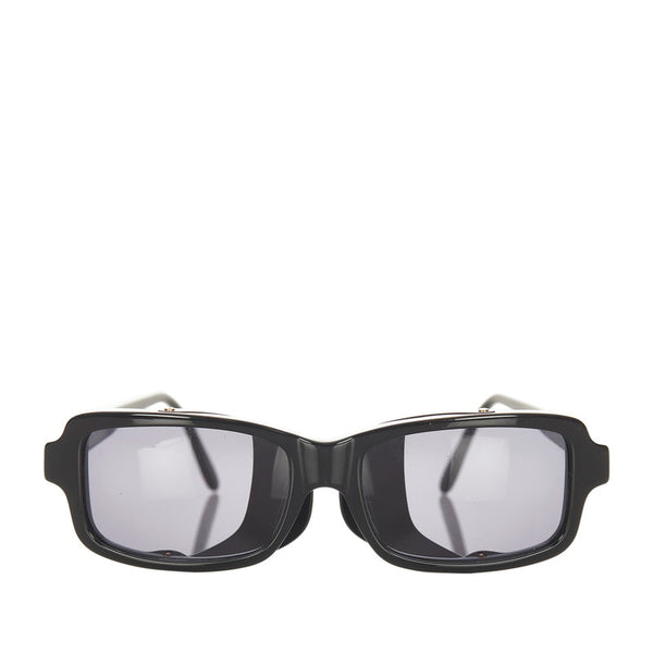 シャネル サイドカバー サングラス 03521 94305 ブラック プラスチック レディース CHANEL 【中古】