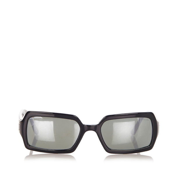 シャネル サングラス ブラック プラスチック レディース CHANEL 【中古】