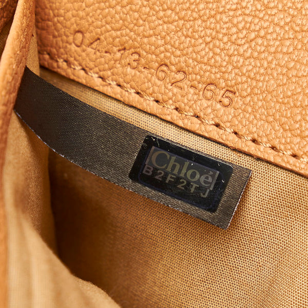 クロエ エルシー 3P0592-835 アンゴラベージュ レザー 長財布 レディース Chloe 【中古】