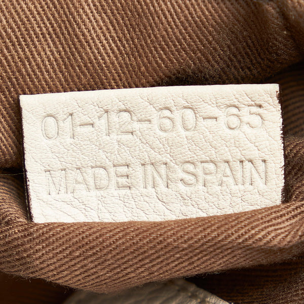 クロエ マーシー ベージュ レザー 斜め掛けショルダーバッグ レディース Chloe 【中古】