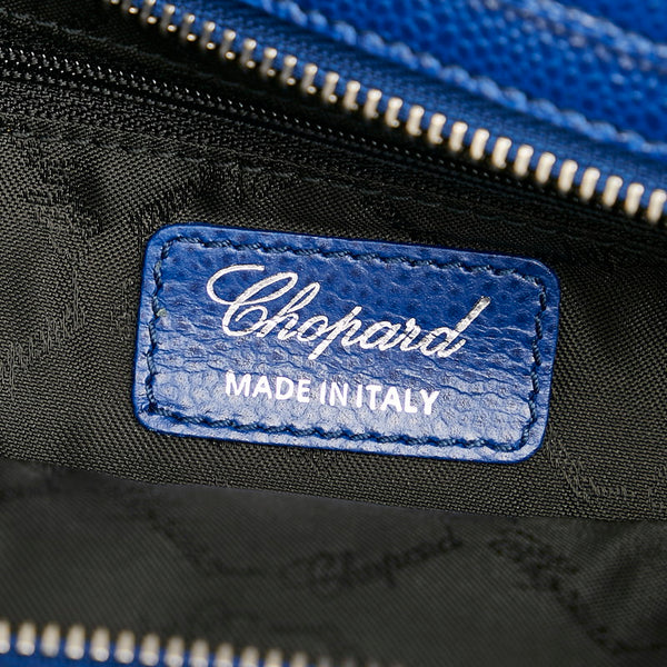 ショパール ブルー レザー クラッチバッグ レディース Chopard 【中古】