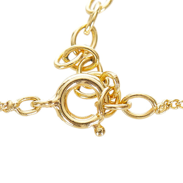 クリスチャンディオール ゴールド メッキ ネックレス レディース Christian Dior 【中古】