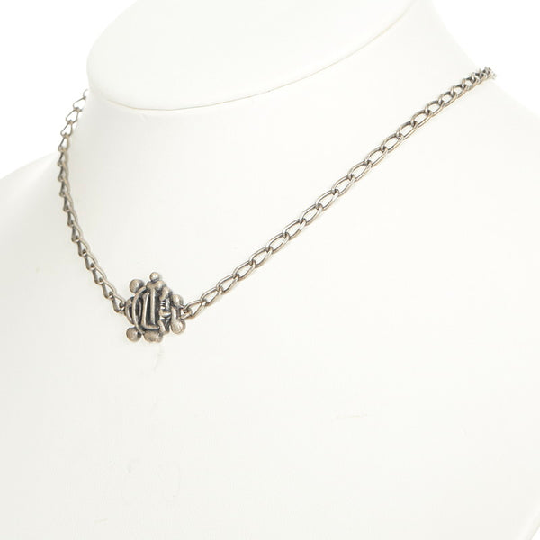 ディオール ネックレス シルバー メタル レディース Dior 【中古】