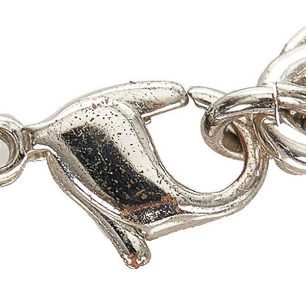 ディオール シルバー メタル ネックレス レディース Dior 【中古】