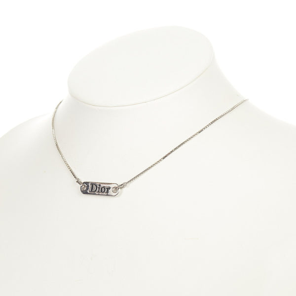 ディオール シルバー メタル ネックレス レディース Dior 【中古】