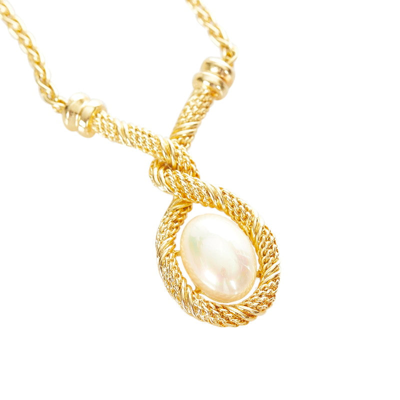 クリスチャンディオール ゴールド メッキ ネックレス レディース Christian Dior 【中古】