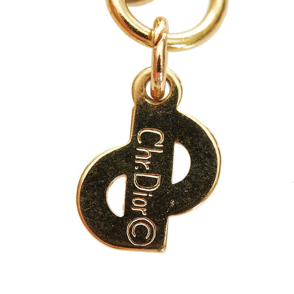 クリスチャンディオール ゴールド メッキ ネックレス レディース Christian Dior 【中古】