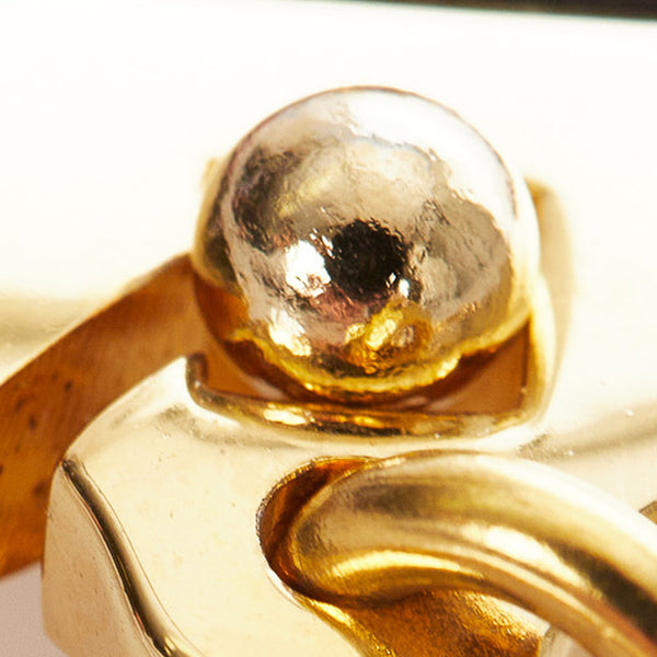 クリスチャンディオール レッド ゴールド レザー メッキ チャーム レディース Christian Dior 【中古】