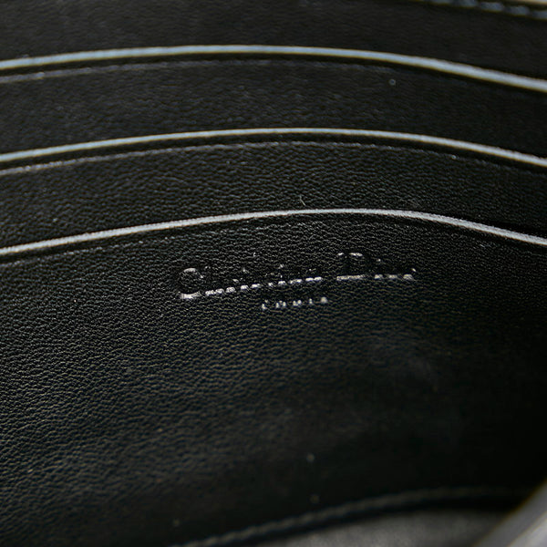 クリスチャンディオール ニューロック ブラック パテントレザー チェーン ショルダーバッグ レディース Christian Dior 【中古】