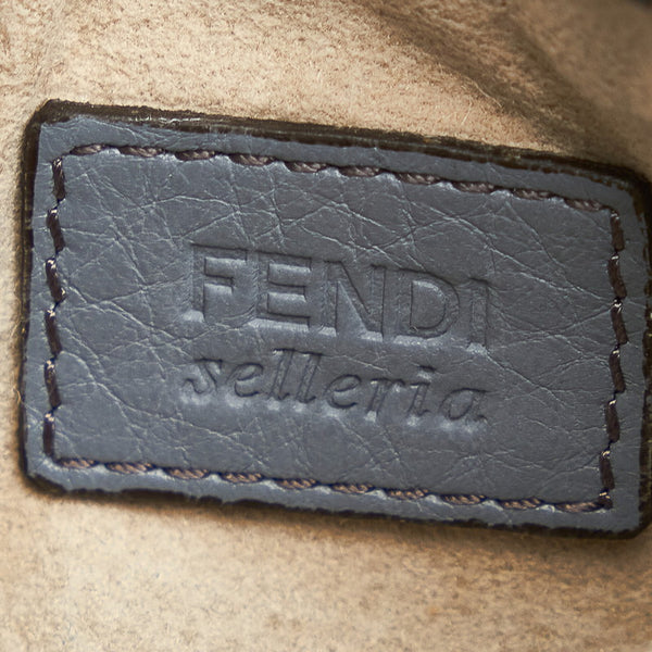 フェンディ コインケース 8AP147 スモーキーブルー レザー レディース FENDI 【中古】