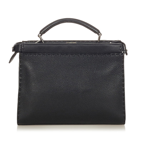 フェンディ セレリア バッグバグス モンスター ハンドバッグ ショルダーバッグ２WAY 7VA422 ブラック レザー レディース FENDI 【中古】