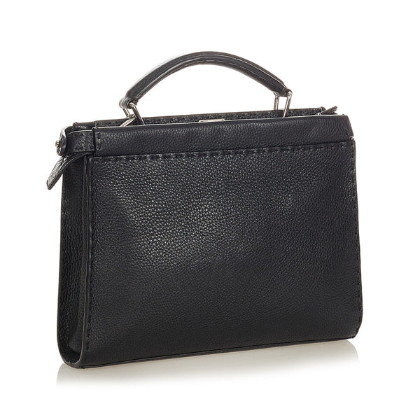 フェンディ セレリア バッグバグス モンスター ハンドバッグ ショルダーバッグ２WAY 7VA422 ブラック レザー レディース FENDI 【中古】