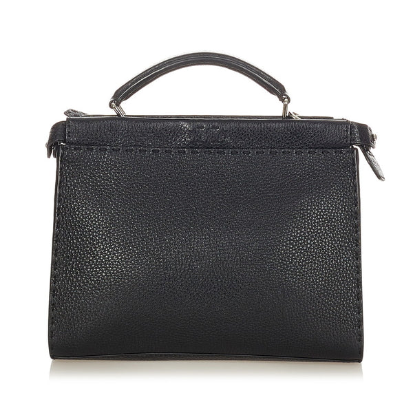 フェンディ セレリア バッグバグス モンスター ハンドバッグ ショルダーバッグ２WAY 7VA422 ブラック レザー レディース FENDI 【中古】