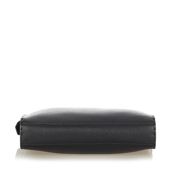 フェンディ セレリア バッグバグス モンスター ハンドバッグ ショルダーバッグ２WAY 7VA422 ブラック レザー レディース FENDI 【中古】