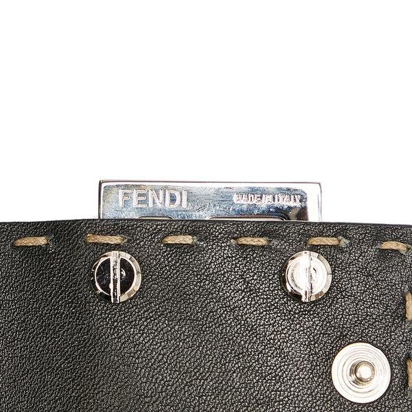フェンディ セレリア 8M0039 ブラック レザー 長財布 レディース FENDI 【中古】