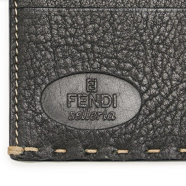 フェンディ セレリア 8M0039 ブラック レザー 長財布 レディース FENDI 【中古】
