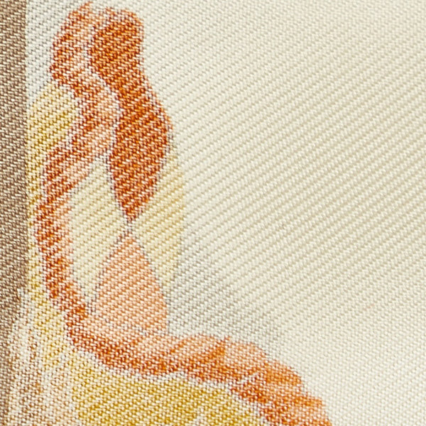 サルヴァトーレフェラガモ Z20160099900 ベージュ シルク スカーフ レディース Salvatore Ferragamo 【中古】