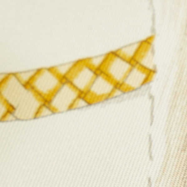 サルヴァトーレフェラガモ Z20160099900 ベージュ シルク スカーフ レディース Salvatore Ferragamo 【中古】