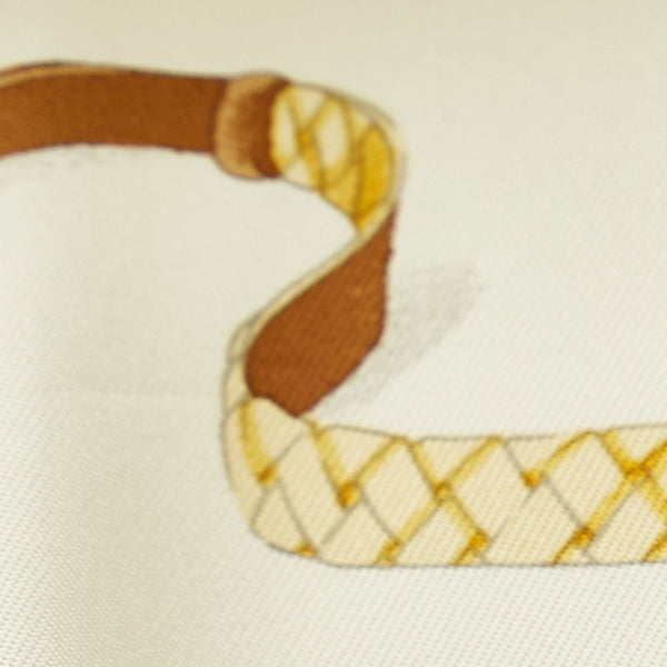 サルヴァトーレフェラガモ Z20160099900 ベージュ シルク スカーフ レディース Salvatore Ferragamo 【中古】