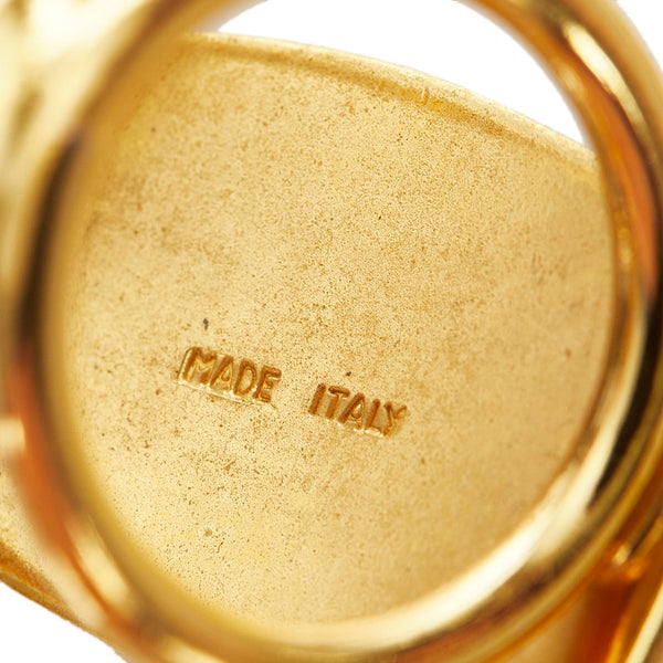 サルヴァトーレフェラガモ ゴールド メッキ スカーフリング レディース Salvatore Ferragamo 【中古】