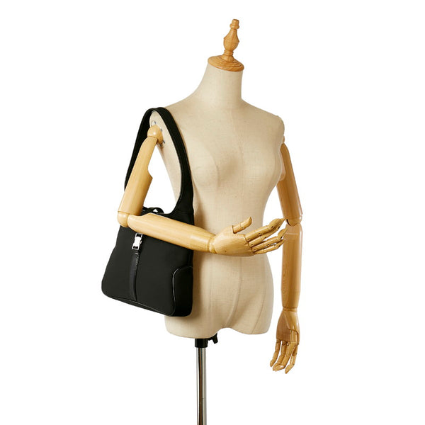 サルヴァトーレフェラガモ AU-21 0735 ブラック ナイロン レザー ワンショルダー レディース Salvatore Ferragamo 【中古】